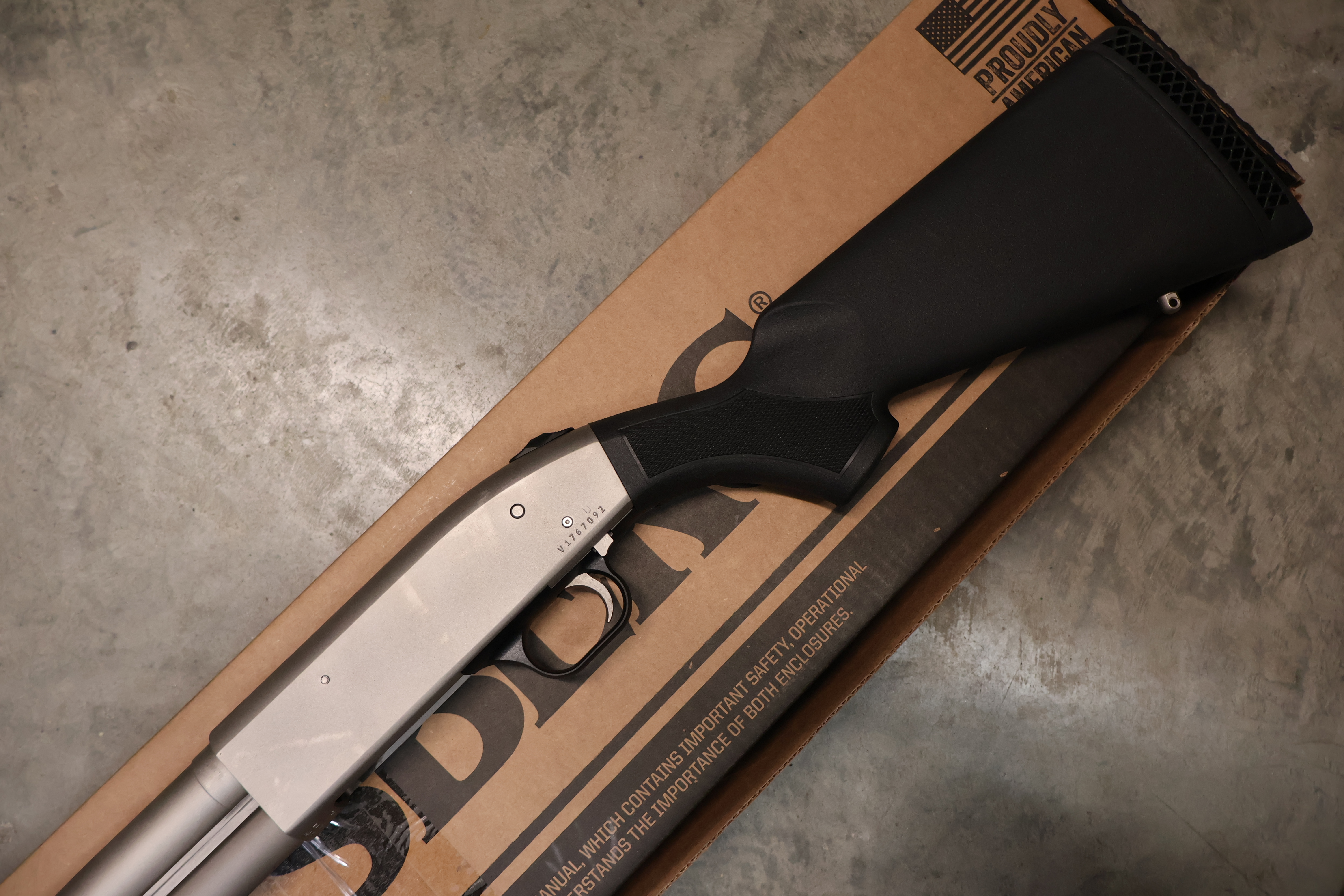 MOSSBERG 590 MARINER MARINE-COTE SILVER FINISH 8+1 SHOT 20" BBL 12GA-img-4
