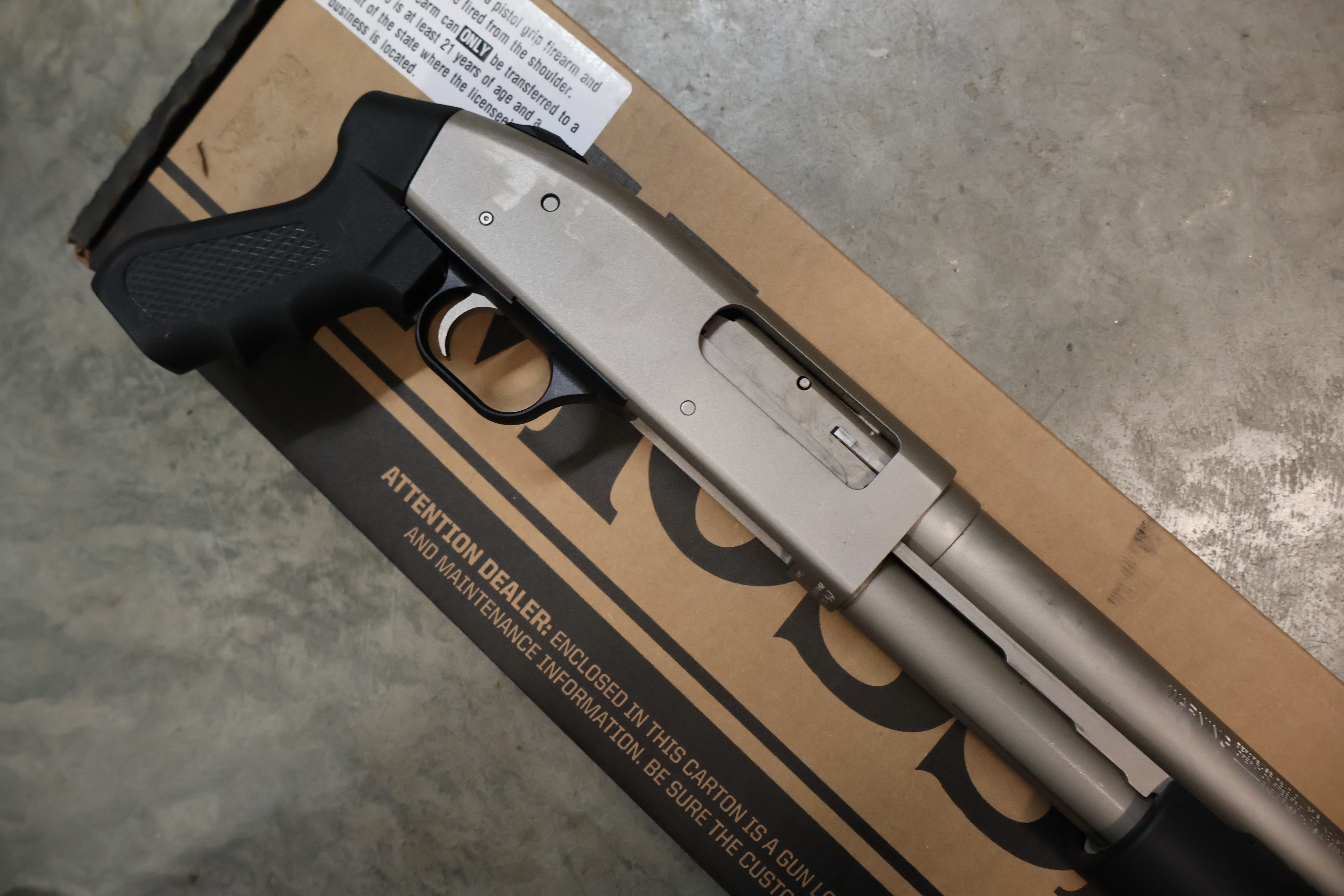 MOSSBERG 500 JIC JUST IN CASE MARINER P.G. MARINE FINISH 18.5" BBL 12GA-img-1