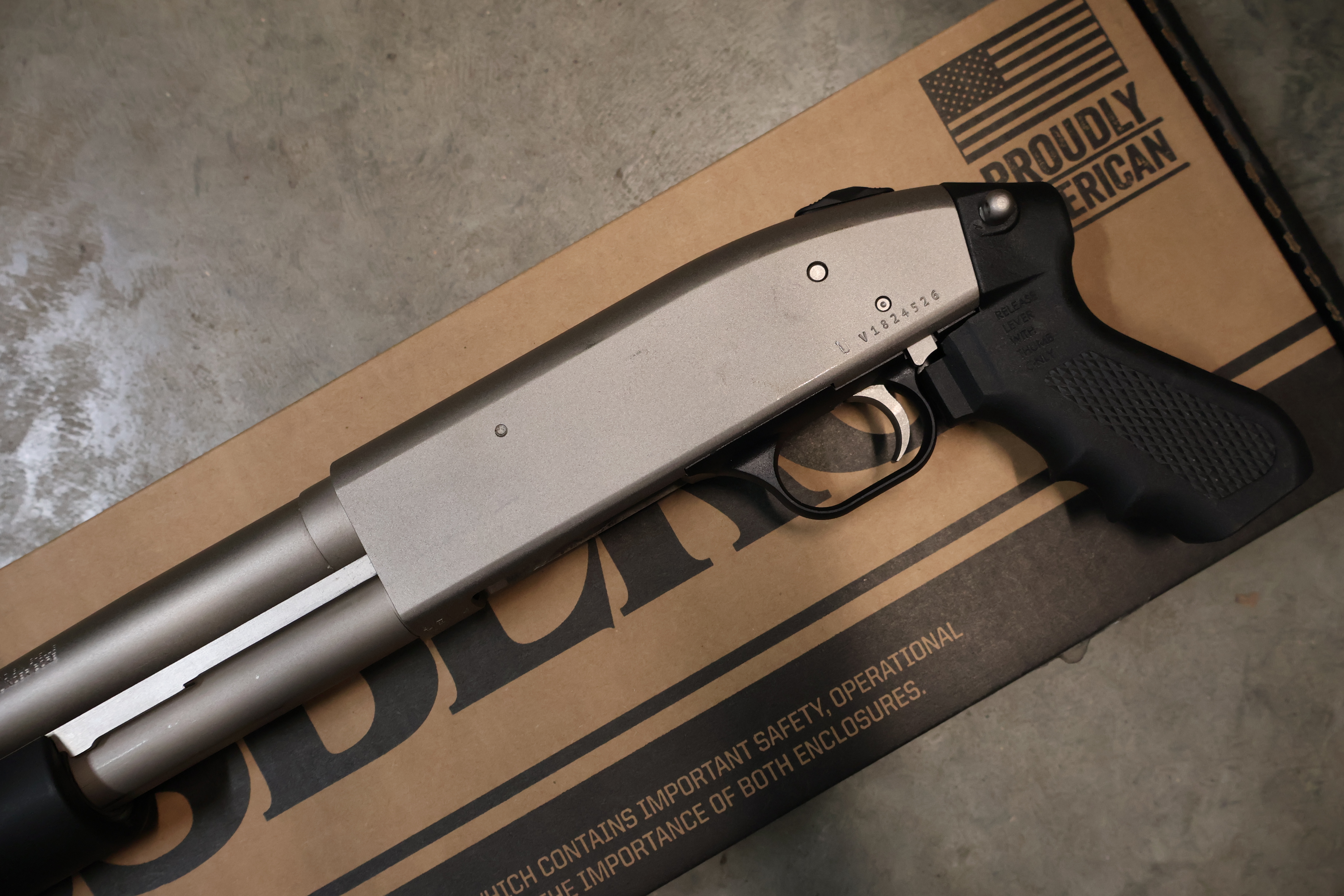 MOSSBERG 500 JIC JUST IN CASE MARINER P.G. MARINE FINISH 18.5" BBL 12GA-img-4